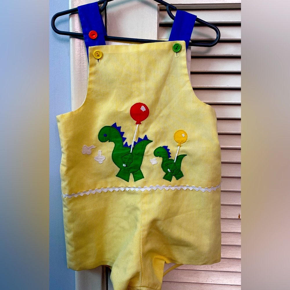 Dino homemade vintage romper